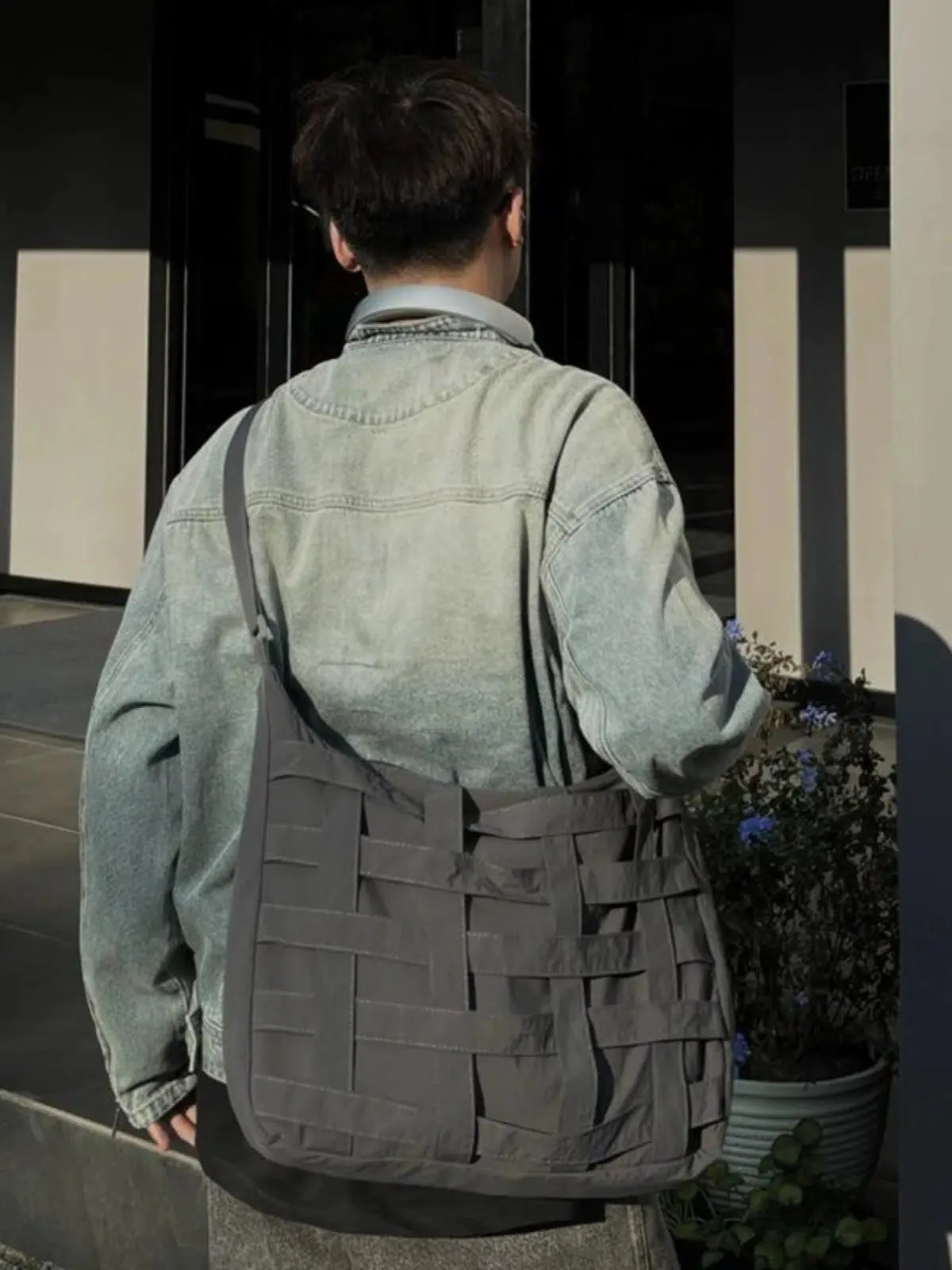 Vintage Crossbody Canvas Bag