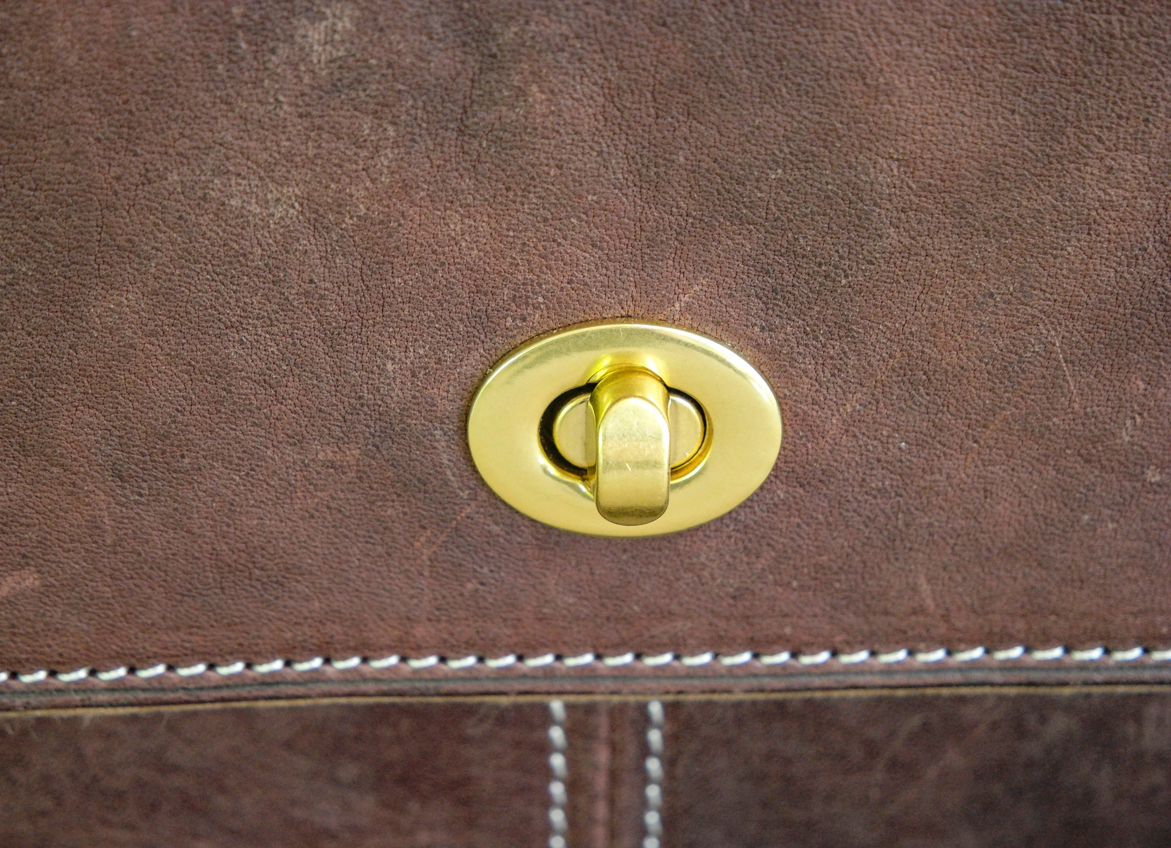Vintage messenger bag made of Horse leather,Leather Briefcase, Laptop bag, Leather Handbag,Best messenger bag, Computer Bag,