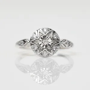 Vintage Star Compass Ring