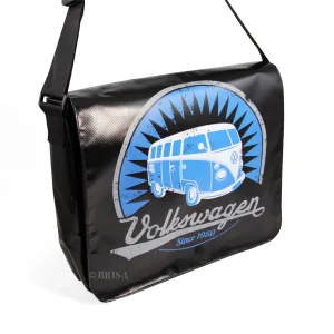VW T1 Bus Tarpaulin Messenger Bag Black