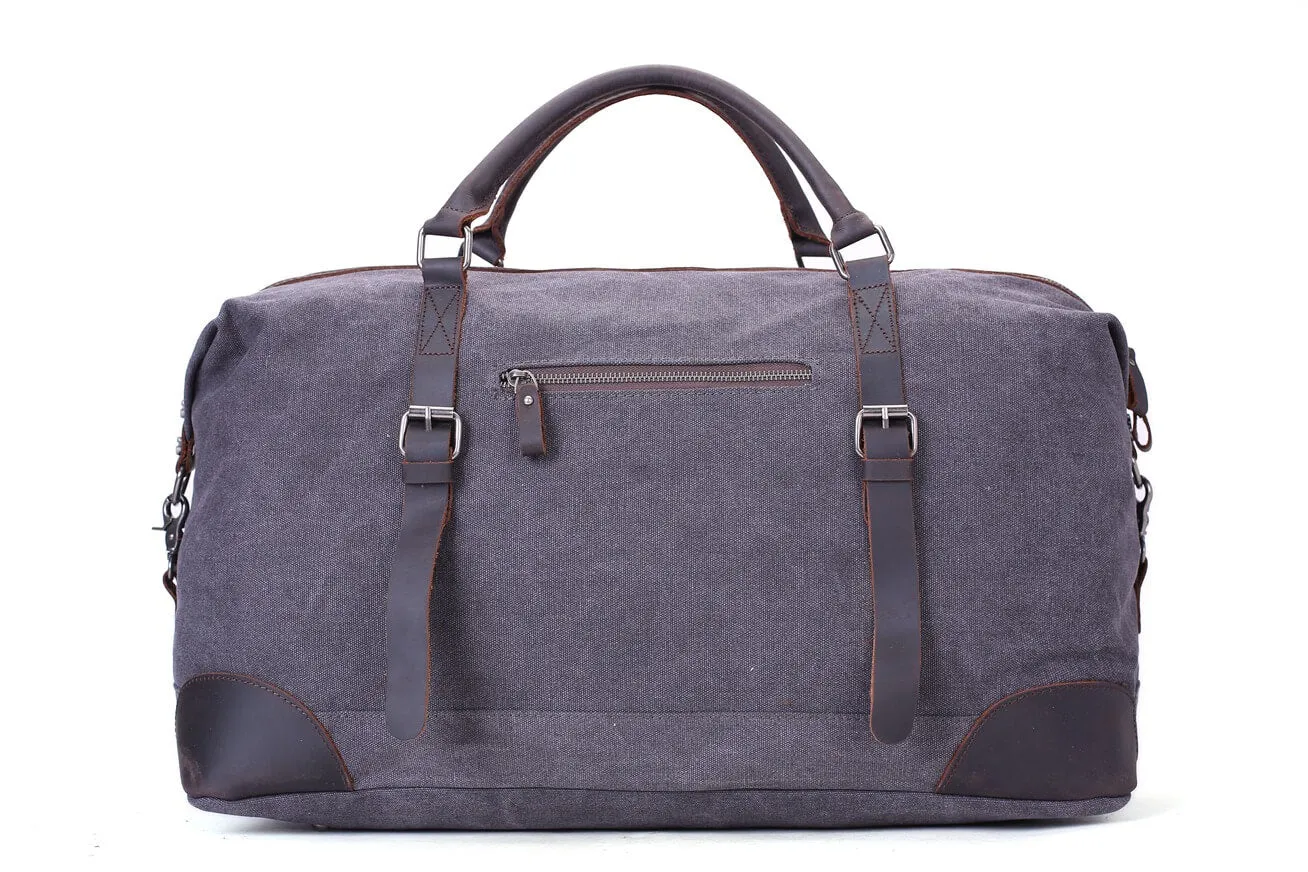 Waxed Canvas Overnight Bag, Duffle Bag, Holdall Bag, Sports Bag