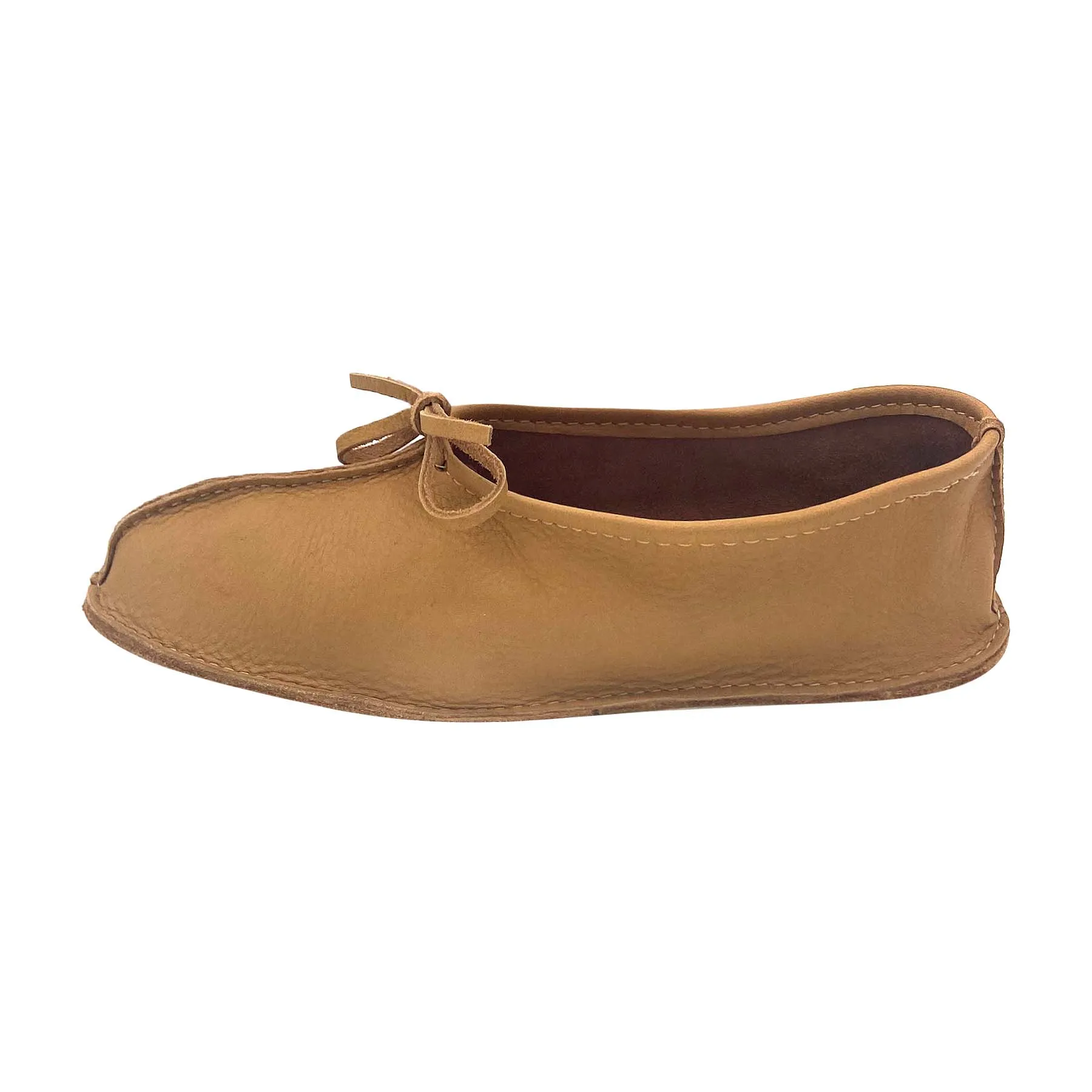 Women's Earthing Moccasins Moose Hide Ballerina