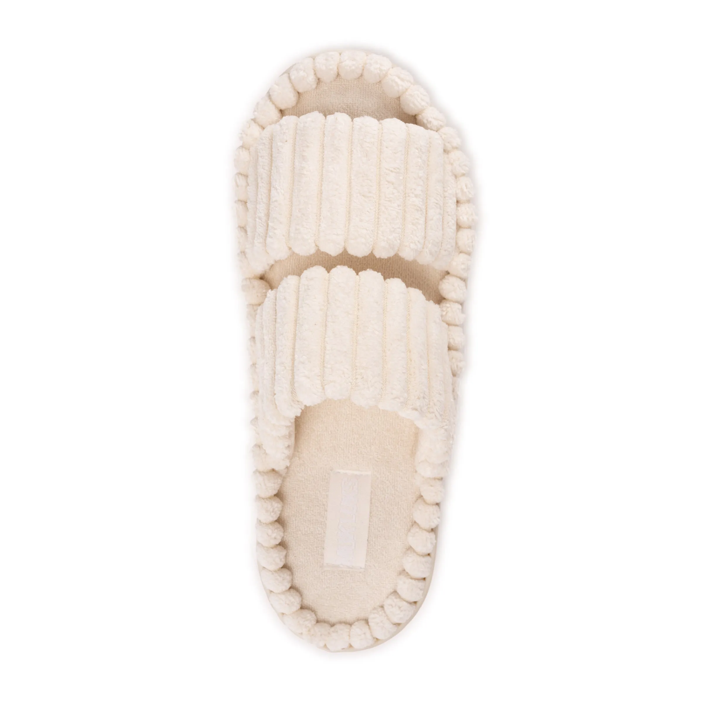 Women's Ribbed Terry Slide Comfort Contour Slipper