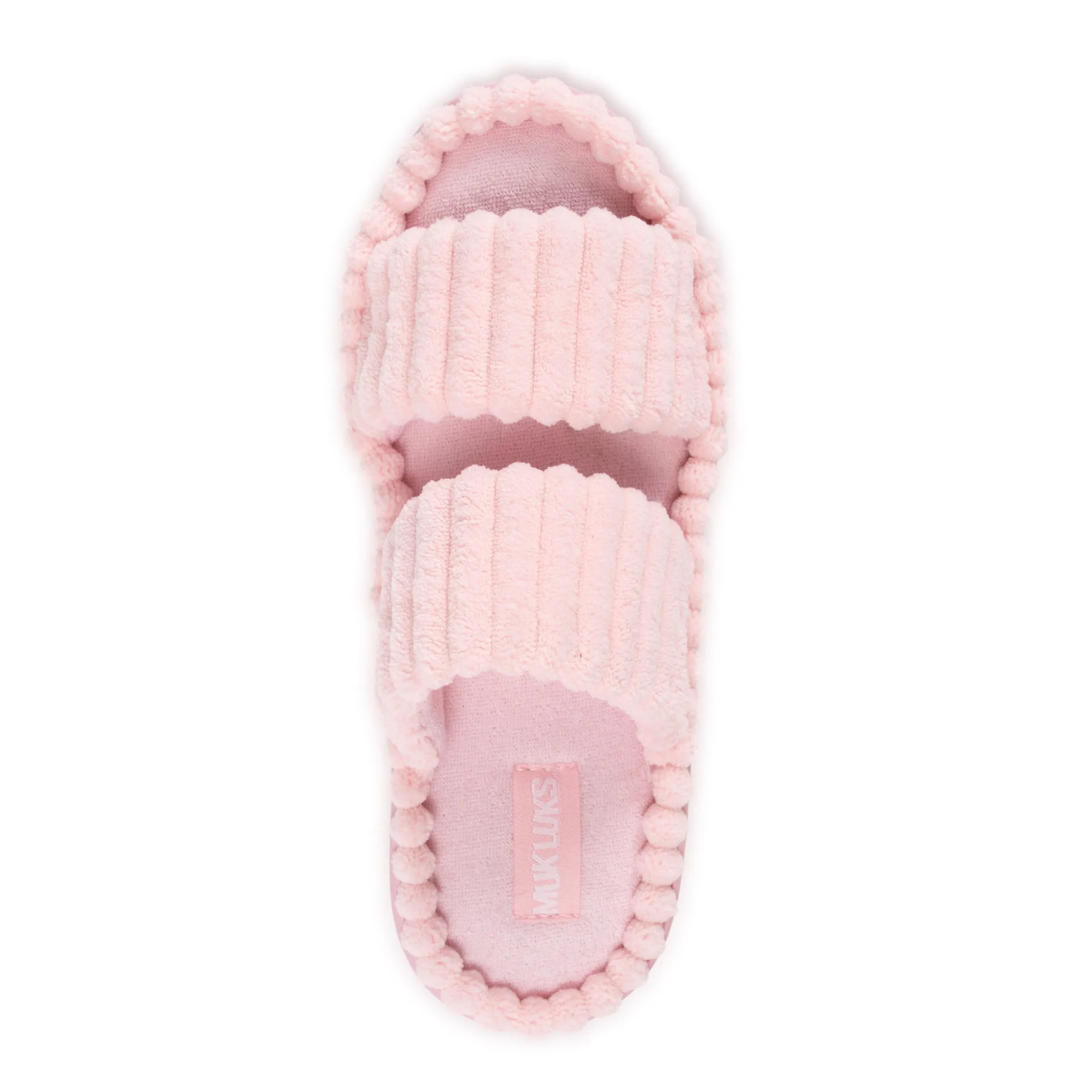 Women's Ribbed Terry Slide Comfort Contour Slipper
