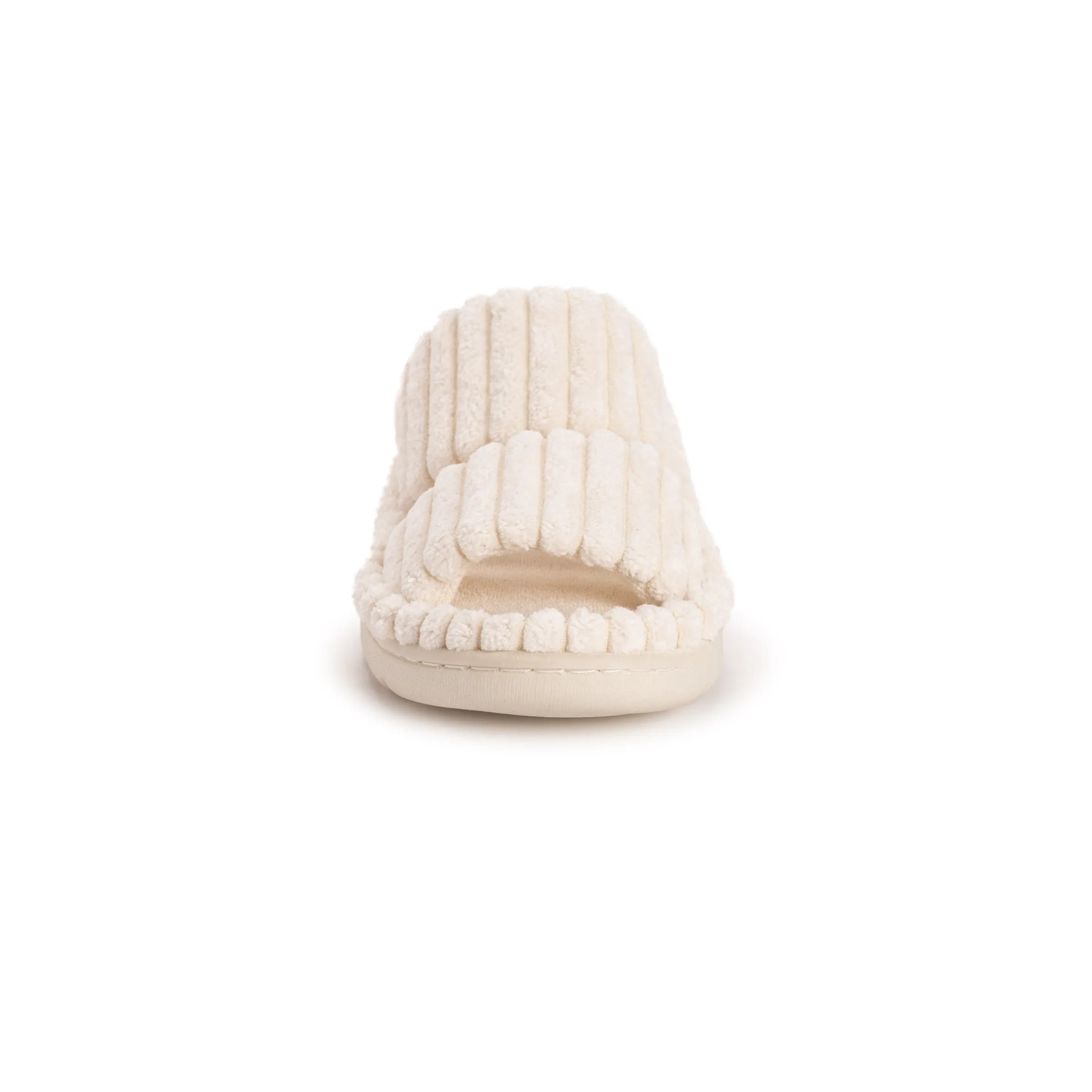 Women's Ribbed Terry Slide Comfort Contour Slipper