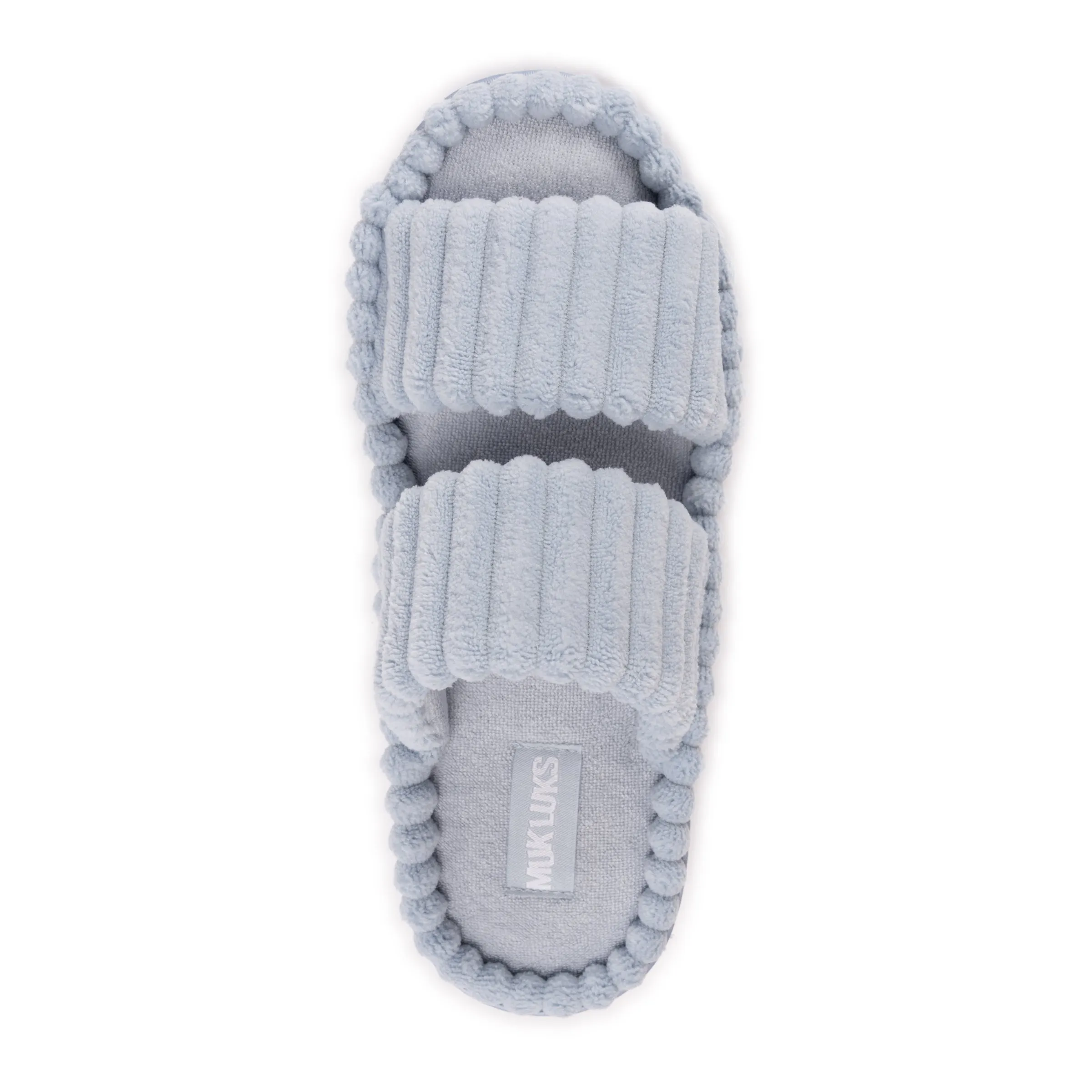 Women's Ribbed Terry Slide Comfort Contour Slipper