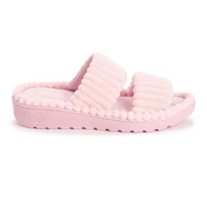Women's Ribbed Terry Slide Comfort Contour Slipper