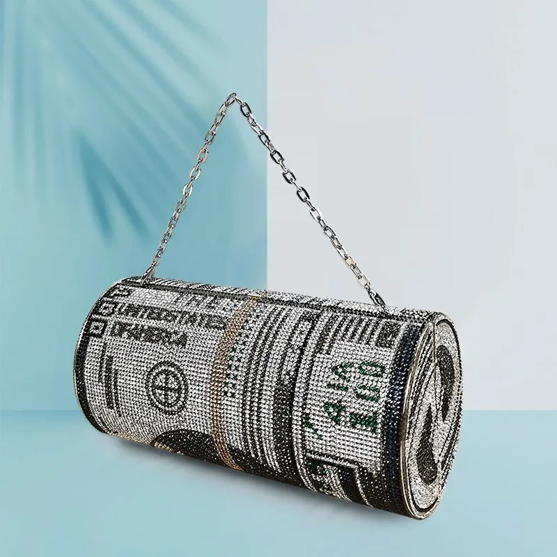 Women's Wedding Clutch Bags Luxury Design Diamond Elegant Evening Bags Party Purses and Handbags Chain Shoulder Bag ZD1894