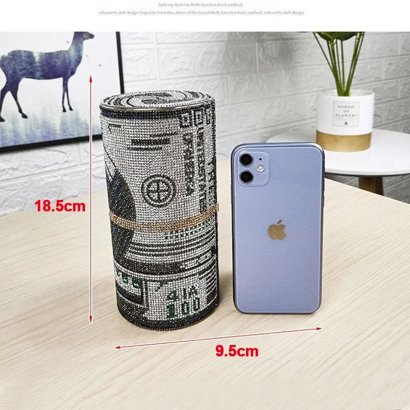 Women's Wedding Clutch Bags Luxury Design Diamond Elegant Evening Bags Party Purses and Handbags Chain Shoulder Bag ZD1894