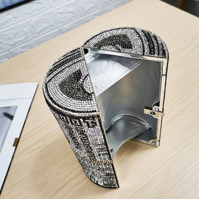 Women's Wedding Clutch Bags Luxury Design Diamond Elegant Evening Bags Party Purses and Handbags Chain Shoulder Bag ZD1894