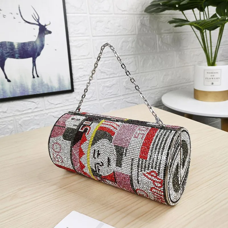 Women's Wedding Clutch Bags Luxury Design Diamond Elegant Evening Bags Party Purses and Handbags Chain Shoulder Bag ZD1894