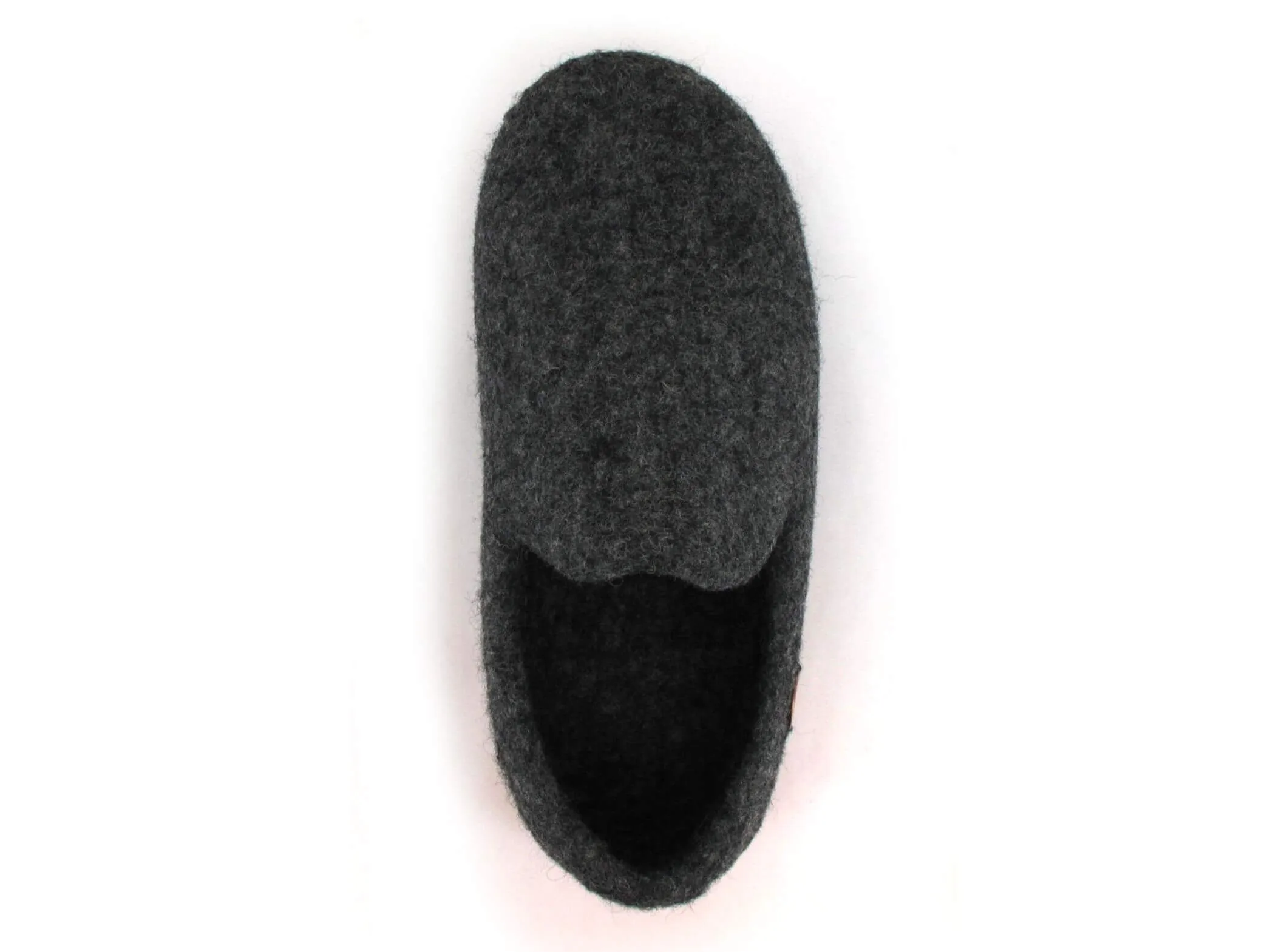 WoolFit Moccasin | Felt Slippers with Footbed & Leather Sole