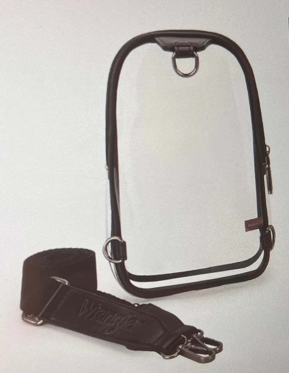 Wrangler Howdy Clear Crossbody Purse