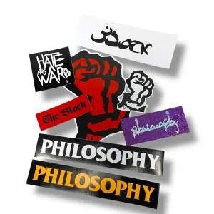 WTaps Vintage Philosophy Store Limited Sticker Set 1