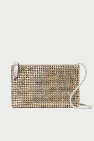 Yasmine Gold Diamanté Crossbody