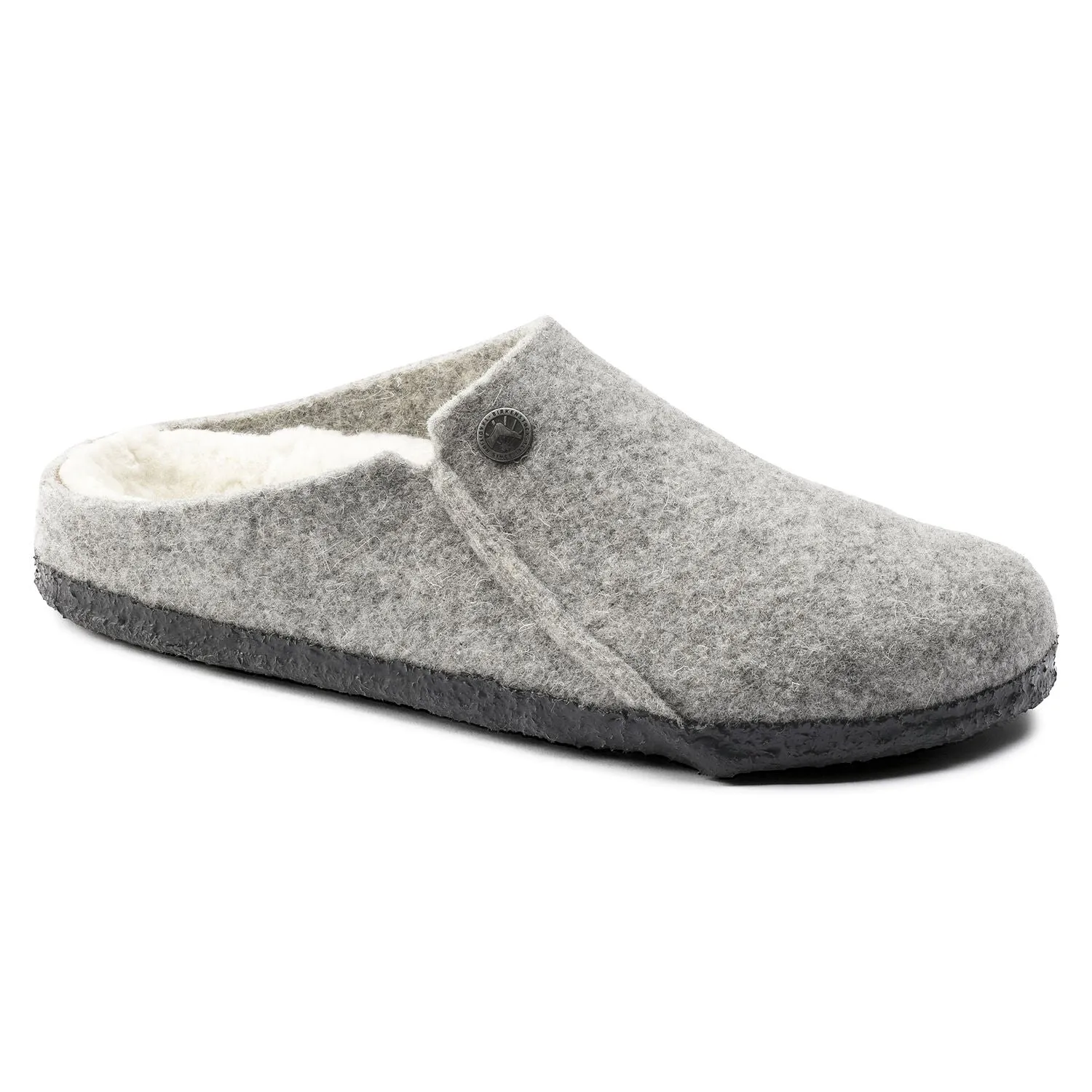 Zermatt Women - Light Grey Wool Felt Shearling||Zermatt pour femmes - Fourrure et feutre de laine gris pâle