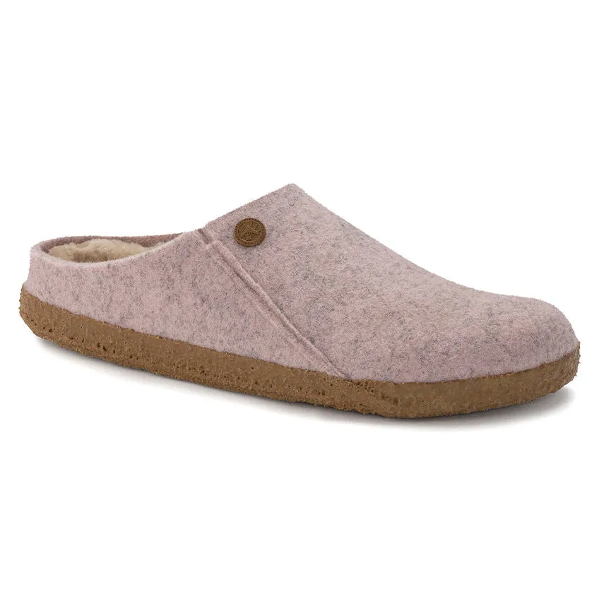 Zermatt Women - Light Rose Wool Felt Shearling||Zermatt pour femmes - Fourrure et feutre de laine rose pâle