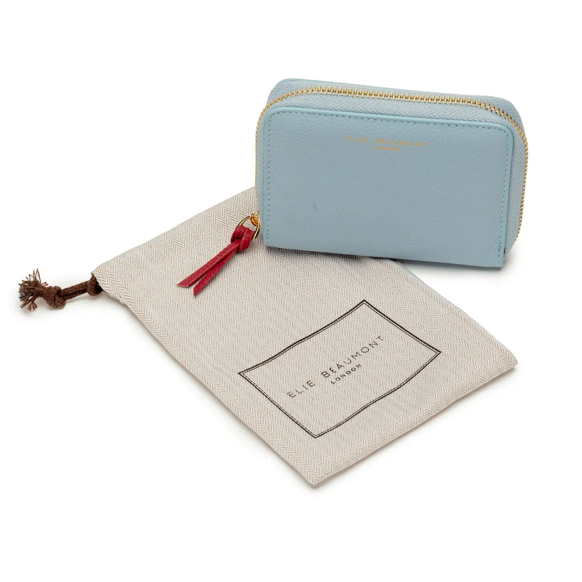 Zipper Purse/Wallet Powder Blue - Berry