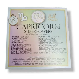 Zodiac Affirmation Card Capricorn